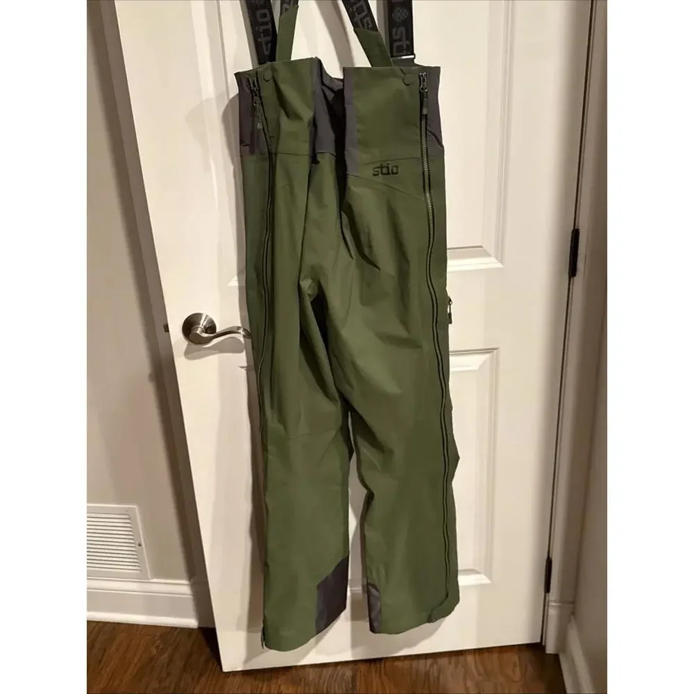Stio Men's Environ Bib Pine Forest Size Medium Regular NWT $459 MSRP - Picture 10 of 11